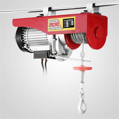 Flash Deals - 70% OFF 2640LBS Lift Electric Hoist Crane Double Line Lift Hoist Remote Control Power System,Steel Wire Overhead Crane Garage Ceiling Pulley Winch w/Emergency Stop Switch (2640LBS)