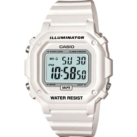 Crazy Clearance Casio Classic Quartz Resin Strap, White, 18 Casual Watch (Model: F108WHC-7BCF)