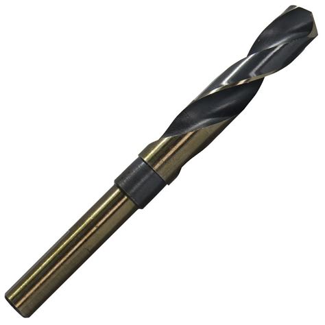 Drill America 1-1/4" Reduced Shank Cobalt Drill Bit with 1/2" Shank, D/ACO Series