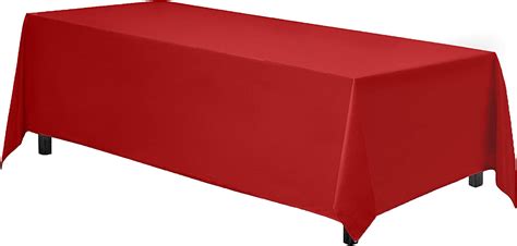 Gee Di Moda Rectangle Tablecloth - 90 x 132 Inch - Fuchsia Rectangular Table Cloth for 6 Foot Table in Washable Polyester - Great for Buffet Table, Parties, Holiday Dinner, Wedding & More