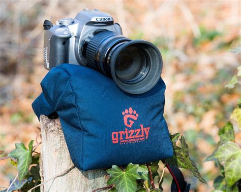 Grizzly Camera Bean Bag (Medium-Black), Photography Bean Bag, Video Bean Bag, Camera Support, Camera Sandbag, Camera Beanbag, Spotting Scope Support
