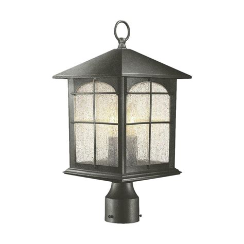 Exclusive Home Decorators Collection Brimfield 3-Light Outdoor Aged Iron Post Light