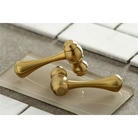 Top Brands Kingston Brass KS7247BL Wall Mount Bathroom Faucet, Brushed Brass