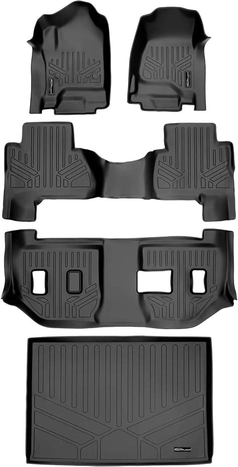 Best Cyber Deals 🔥 MAXLINER All Weather Cargo Liner Floor Mat Behind 3rd Row Black for 2017-2021 Chrysler Pacifica
