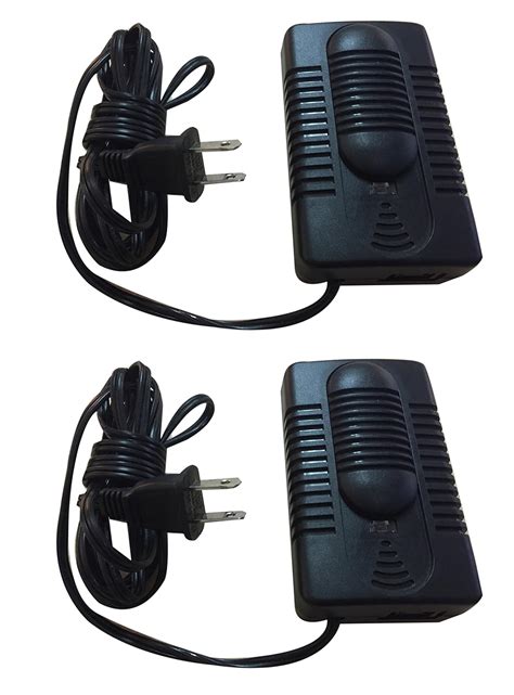 Royal Designs 300 Watt 6' Cord SPT-2 - Lamp Light Dimmer Foot Slider - Black- Pack of 2