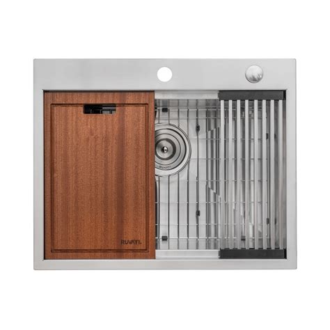 Crazy Clearance Ruvati 23" x 18" x 12" Deep Laundry Utility Sink Undermount 16 Gauge Stainless Steel - RVU6100