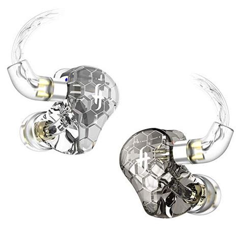Review SIMGOT EK3 3BA+1DD High-Res in-Ear Monitor Headphones with Four Tuning Models, Hybrid Triple Balanced Armature Driver(3 Knowles BA), 3D Printed Resin Cavity, IEM Earphones with Detachable Cable(Clear)