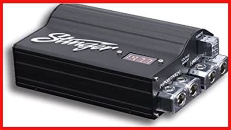 Stinger SPC505 Pro Hybrid 5 Farad Capacitor , Black