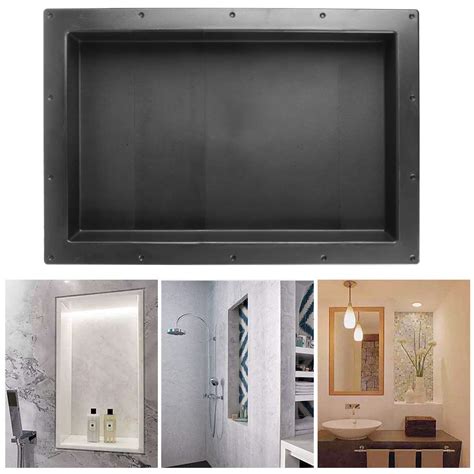 Suteck Rectangle Shower Niche 17" x 25" Single Shelf - Shower Cube Ready for Tile Niche for Bathroom,Niche Shower Storage
