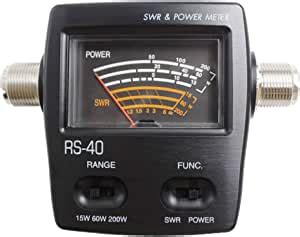 Tenq Rs40 Professional Uv Dual Band Standing-Wave Meter Power Meter SWR Meter for Testing SWR Power