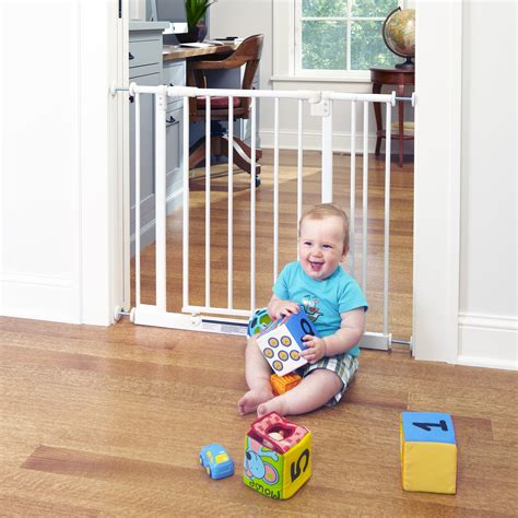 Amazon Crazy 🔥 Deals Toddleroo by North States 38.5" Wide Deluxe Easy Close Baby Gate: Sturdy Safety gate with one Hand Operation. Pressure Mount. Fits Openings 28" - 38.5" Wide (29" Tall, Bronze)
